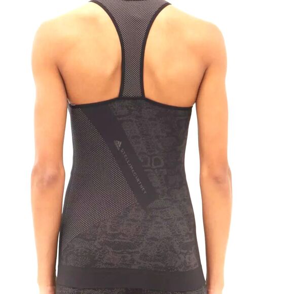 ADIDAS by STELLA MCCARTNEY Stretch Jacquard Tank Black - Size Large - NWT - Picture 3 of 9
